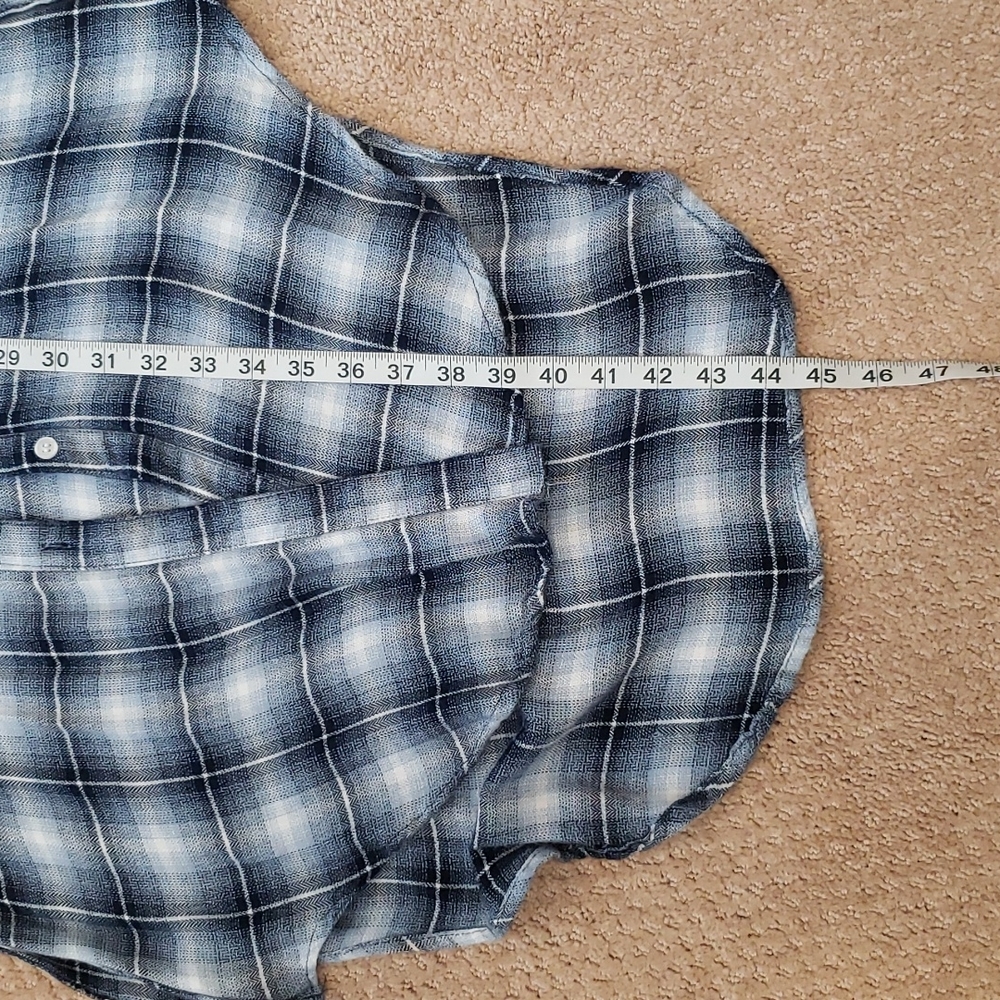 TRIXXI Long Western Plaid vest - Picture 6 of 7